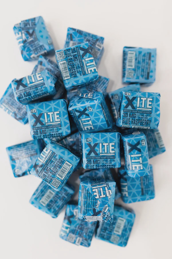 VARIETY 30MG THC *SOLD PER PIECE / BLUE RASPBERRY CHEWS